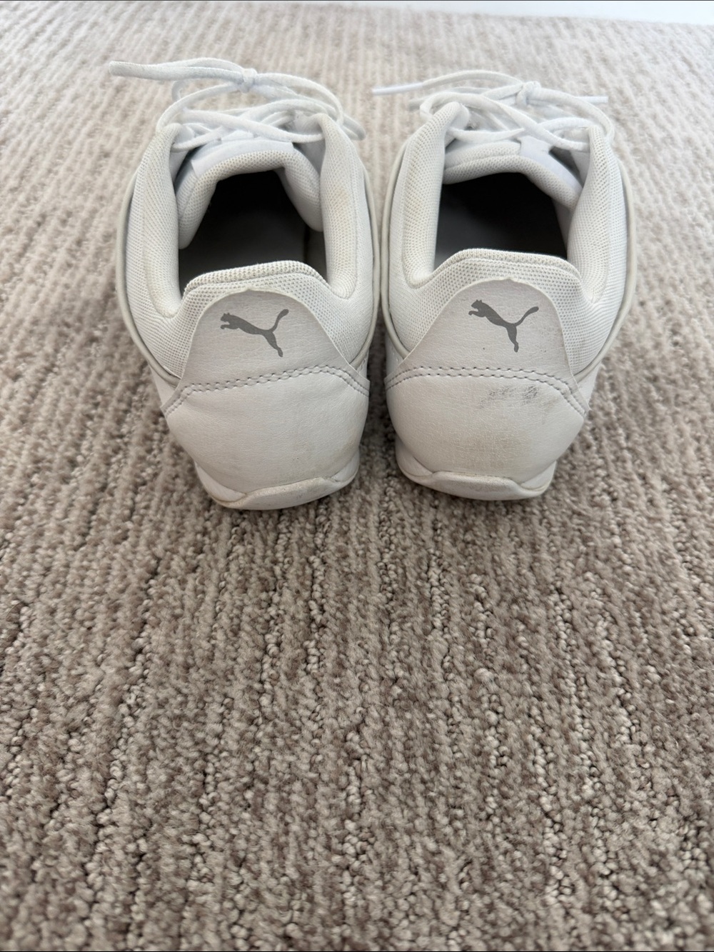 Puma catch Soleil White Low-Profile Lace-Up Sneakers size 7.5 - Picture 5 of 6
